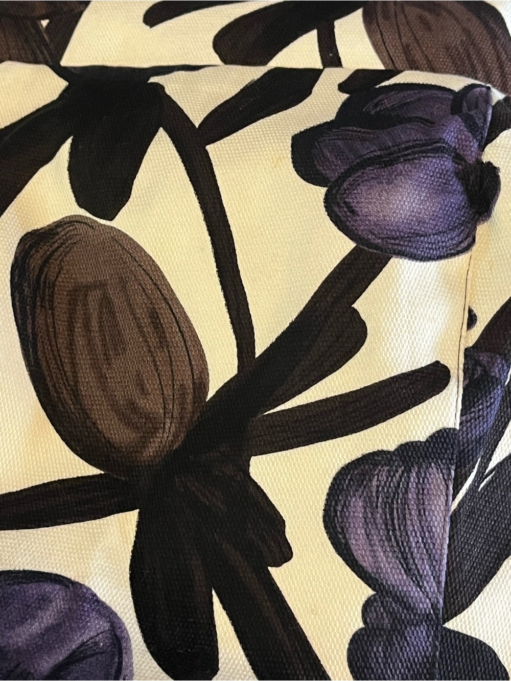 Banana Republic Strapless Floral Dress in Cream, Purple, Brown & Black size 6 - Picture 5 of 7